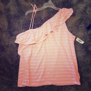Old Navy One shoulder Shirt XL